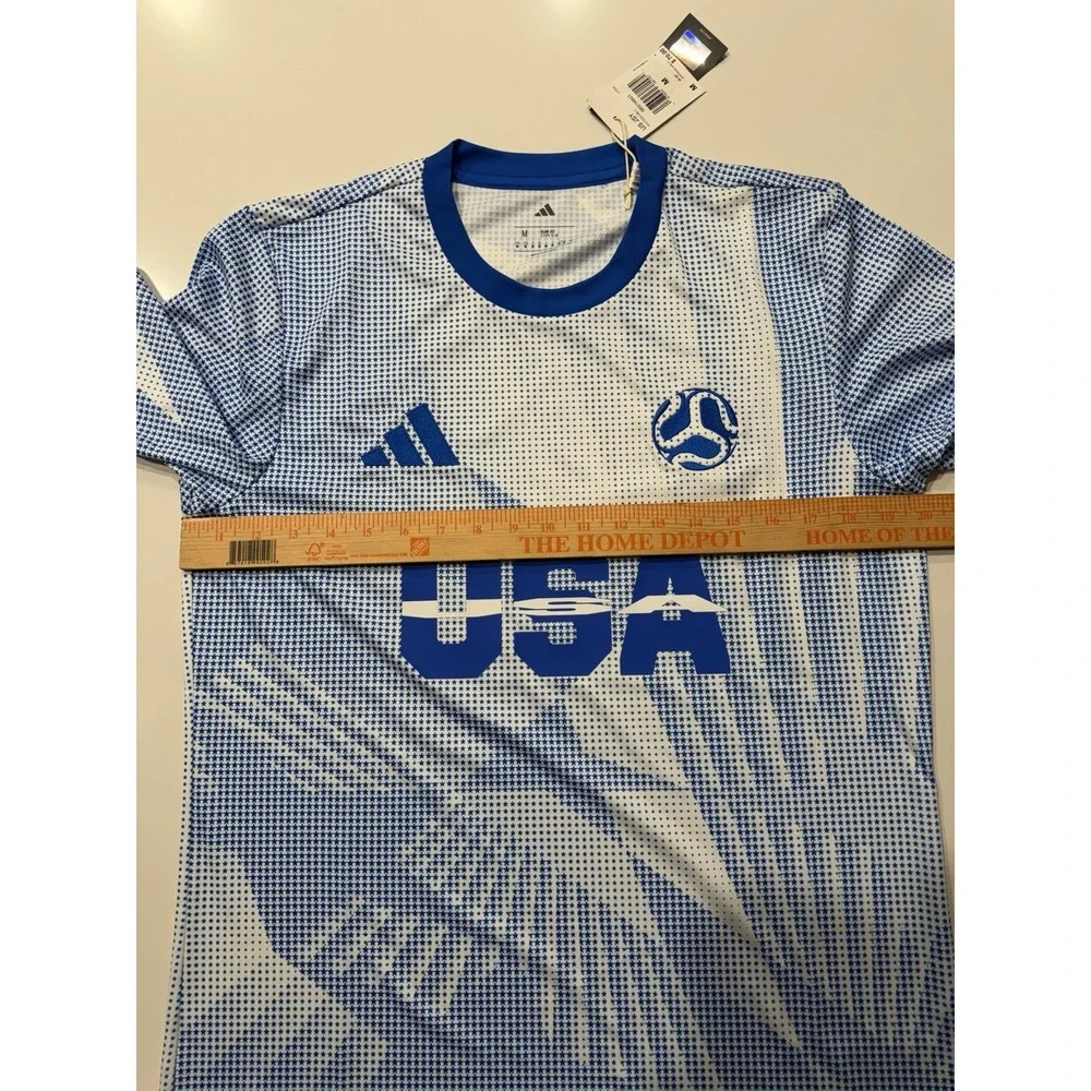 Adidas USMNT 2026 FIFA World Cup USA Jersey White Blue JI7635 Mens Medium NWT